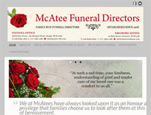 Tablet Screenshot of mcatee-fds.com